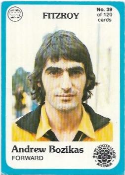 1978 Scanlens Soccer (39) Andrew Bozikas Fitzroy