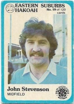 1978 Scanlens Soccer (59) John Stevenson Eastern Suburbs Hakoah