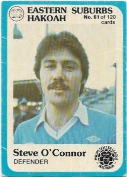 1978 Scanlens Soccer (61) Steve O’Connor Eastern Suburbs Hakoah