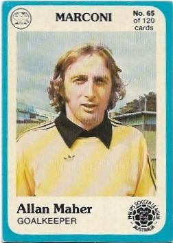 1978 Scanlens Soccer (65) Allan Maher Marconi