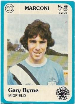 1978 Scanlens Soccer (66) Gary Byrne Marconi