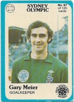 1978 Scanlens Soccer (97) Gary Meier Sydney Olympic