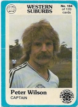 1978 Scanlens Soccer (104) Peter Wilson Western Suburbs