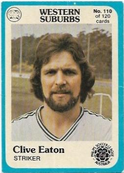 1978 Scanlens Soccer (110) Clive Eaton Western Suburbs