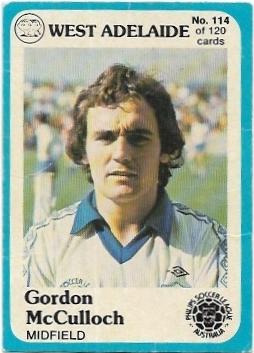 1978 Scanlens Soccer (114) Gordon McCulloch West Adelaide
