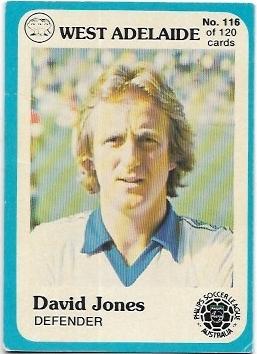 1978 Scanlens Soccer (116) David Jones West Adelaide