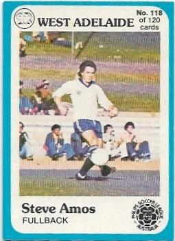 1978 Scanlens Soccer (118) Steve Amos West Adelaide