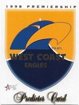 1998 Select Signature Series Premiership Predictor (PC15) West Coast