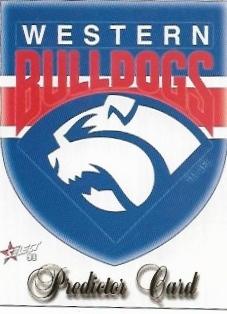1998 Select Signature Series Premiership Predictor (PC16) Western Bulldogs