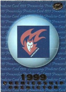 1999 Select Premiere Premiership Predictor (PC10) Melbourne