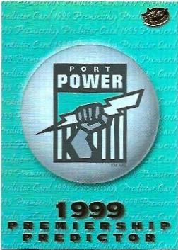 1999 Select Premiere Premiership Predictor (PC11) Port Adelaide