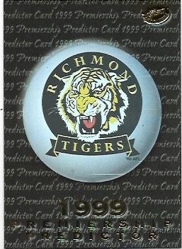 1999 Select Premiere Premiership Predictor (PC12) Richmond