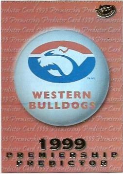 1999 Select Premiere Premiership Predictor (PC16) Western Bulldogs