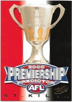 2000 Select Millennium Premiership Predictor (PC13) St. Kilda