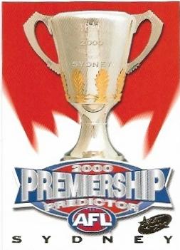 2000 Select Millennium Premiership Predictor (PC14) Sydney