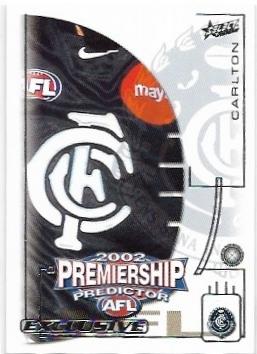 2002 Select Exclusive Premiership Predictor (PC3) Carlton