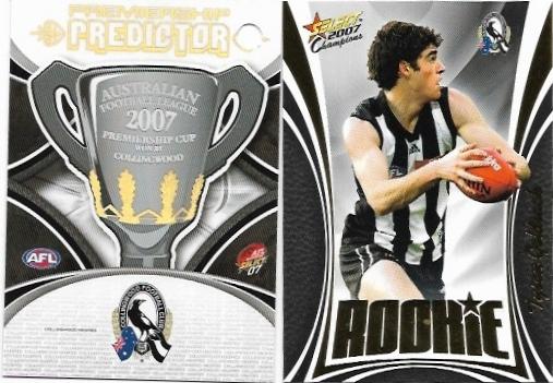 2007 Select Supreme Premiership Predictor & Rookie (PC4) Collingwood & Tyson Goldsack