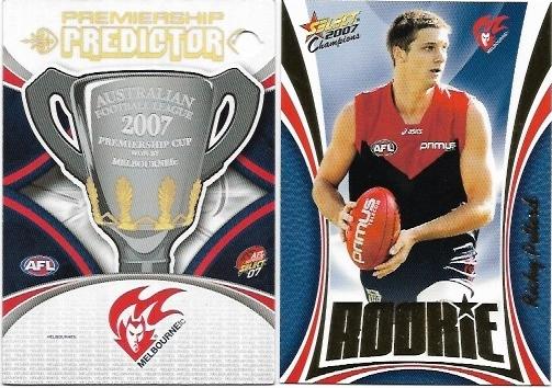 2007 Select Supreme Premiership Predictor & Rookie (PC10) Melbourne & Ricky Petterd