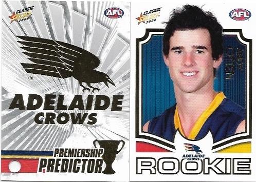 2008 Select Classic Premiership Predictor & Rookie (PC1) Adelaide & Andy Otten