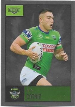 2022 Nrl Elite Silver Special (P011) Nick Cotric Raiders