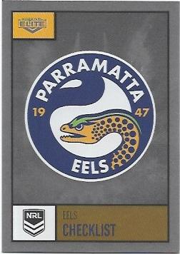 2022 Nrl Elite Silver Special (P082) Eels Checklist