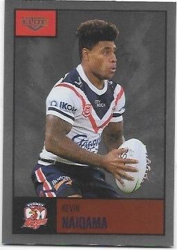 2022 Nrl Elite Silver Special (P121) Kevin Naiqama Roosters