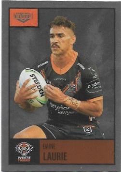 2022 Nrl Elite Silver Special (P140) Daine Laurie Wests Tigers