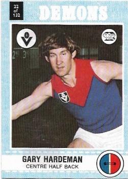 1977 Scanlens (22) Gary Hardeman Melbourne