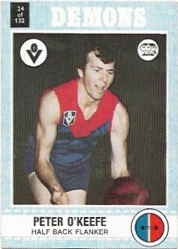 1977 Scanlens (24) Peter O’Keefe Melbourne
