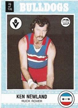 1977 Scanlens (32) Ken Newland Footscray