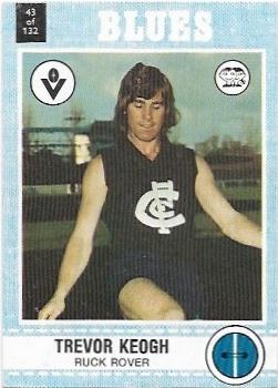 1977 Scanlens (43) Trevor Keogh Carlton