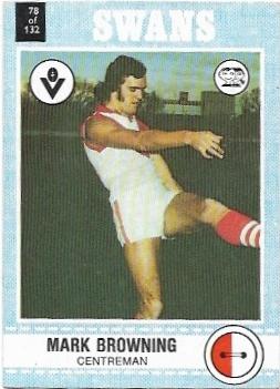 1977 Scanlens (78) Mark Browning South Melbourne