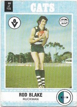 1977 Scanlens (88) Rod Blake Geelong