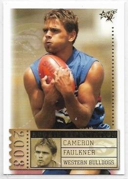 2003 Select XL Rookie Expectation (RE1) Cameron Faulkner Western Bulldogs 213/282