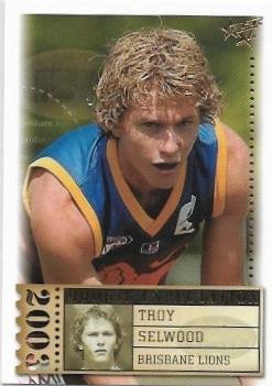 2003 Select XL Rookie Expectation (RE3) Troy Selwood Brisbane 230/282