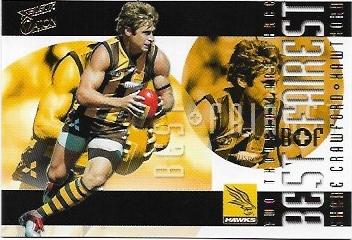 2004 Select Ovation Best & Fairest (BF10) Shane Crawford Hawthorn