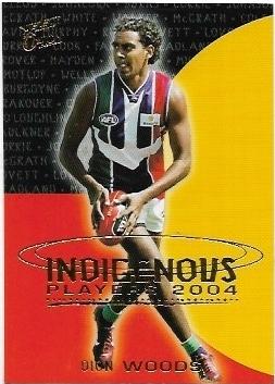 2004 Select Ovation Indigenous Players (IP19) Dion Woods