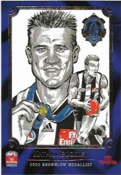 2006 Select Champions Brownlow Sketch (4) Nathan Buckley Collingwood