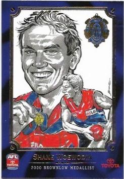 2006 Select Champions Brownlow Sketch (9) Shane Woewodin Melbourne