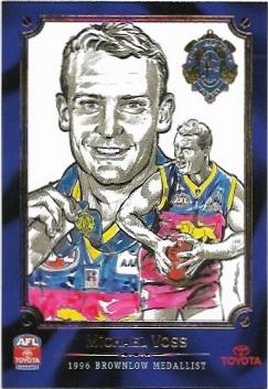 2006 Select Champions Brownlow Sketch (13) Michael Voss Brisbane
