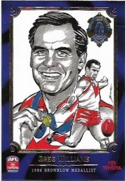 2006 Select Champions Brownlow Sketch (25) Greg Williams Sydney