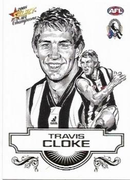 2008 Select Champions Sketch (SK7) Travis Cloke Collingwood
