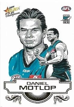 2008 Select Champions Sketch (SK22) Daniel Motlop Port Adelaide