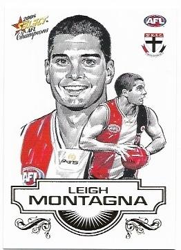 2008 Select Champions Sketch (SK26) Leigh Montagna St. Kilda