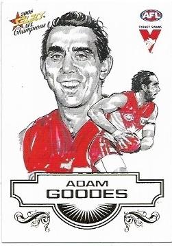 2008 Select Champions Sketch (SK27) Adam Goodes Sydney