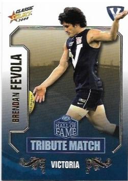 2008 Select Classic Hall Of Fame Tribute Match (TM7) Brendan Fevola Victoria
