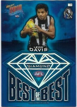2010 Select Champions Best Of The Best Diamond Gem (BB3) Leon Davis Collingwood