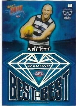 2010 Select Champions Best Of The Best Diamond Gem (BB6) Gary Ablett Geelong