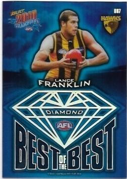 2010 Select Champions Best Of The Best Diamond Gem (BB7) Lance Franklin Hawthorn