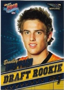 2010 Select Champions Draft Rookie (DR7) Bradley Sheppard West Coast